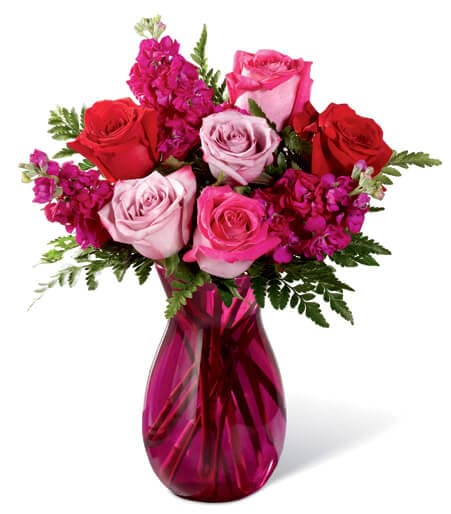 The Pure Romance Rose Bouquet anniversary flowers
